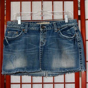 BKE Denim Madison Stretch Mini Skirt